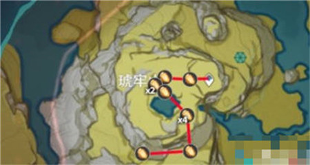 原神4.0石珀采集路线是什么